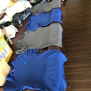 Russell athletics x4 bundle small workout shirts